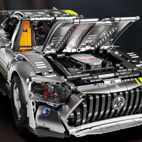 Thumbnail for Building Blocks Tech MOC APP RC AMG GT Super Racing Car Bricks Toys T5035 Construction Set Toys - 11