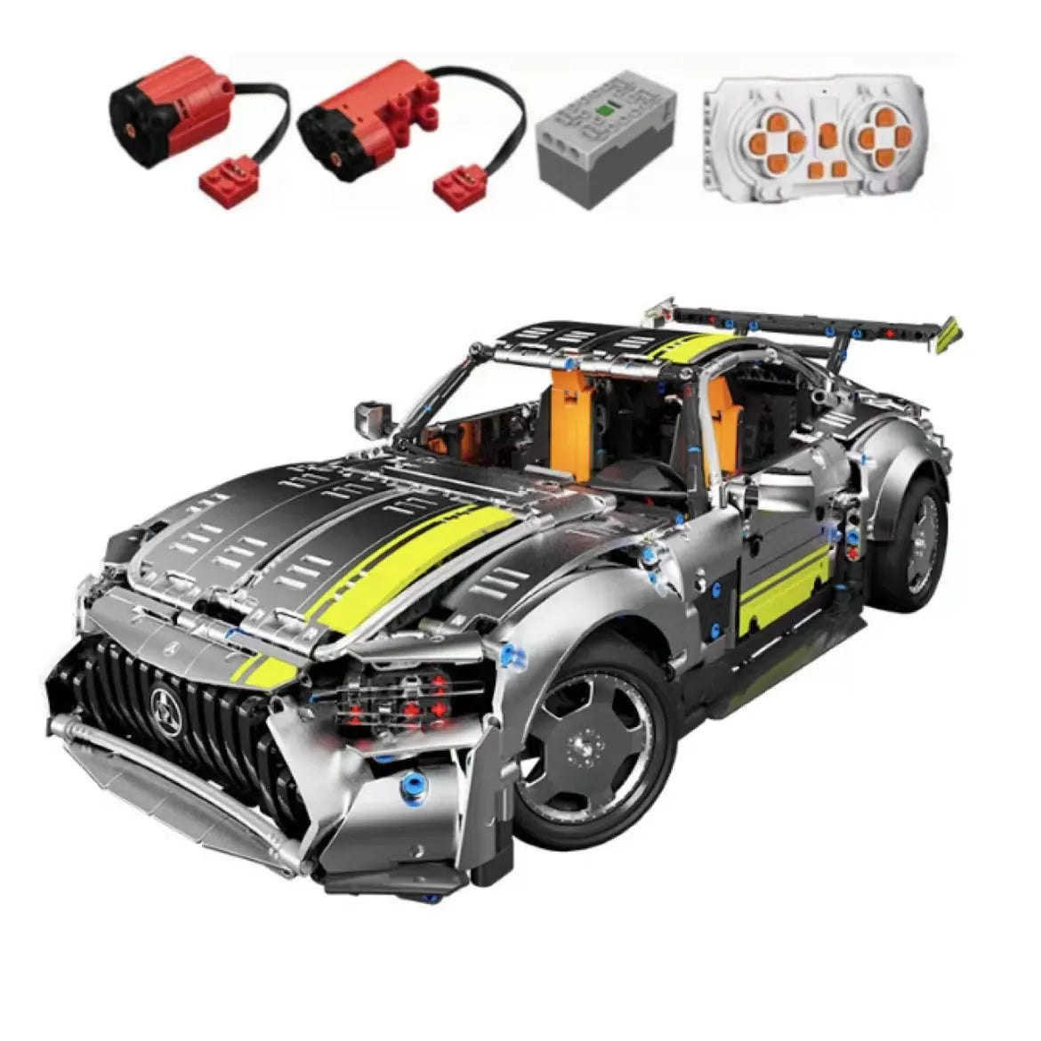 Building Blocks Tech MOC APP RC AMG GT Super Racing Car Bricks Toys T5035 Construction Set Toys - 1