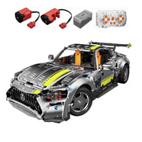 Thumbnail for Building Blocks Tech MOC APP RC AMG GT Super Racing Car Bricks Toys T5035 Construction Set Toys - 1
