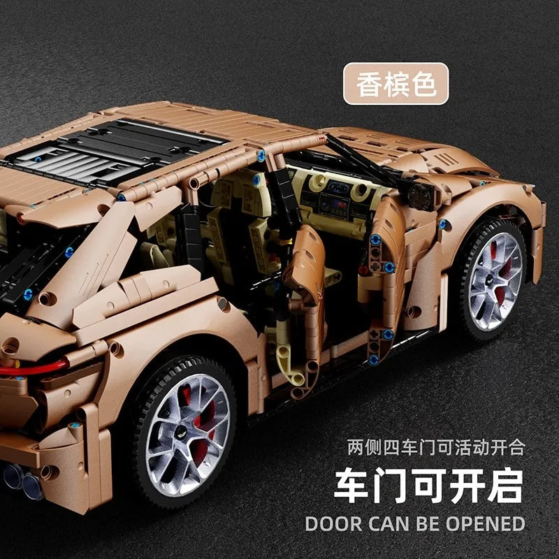 Building Blocks Tech MOC Aston Martin DBX Racing Car Bricks Toys T5024A Construction Set Toys - 9