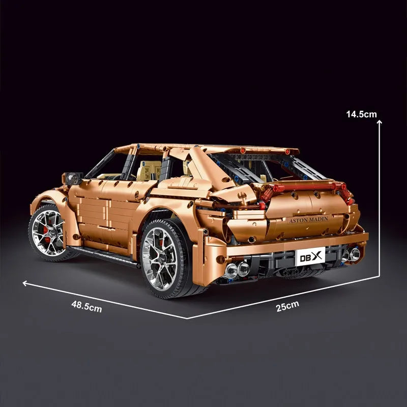 Building Blocks Tech MOC Aston Martin DBX Racing Car Bricks Toys T5024A Construction Set Toys - 6