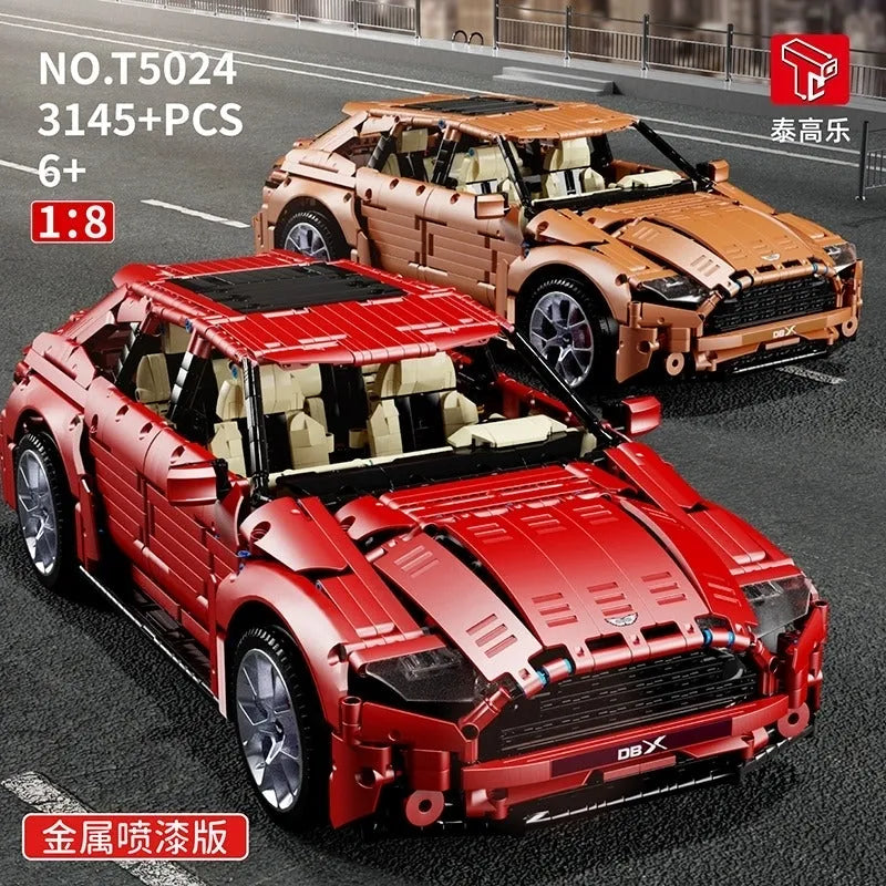 Building Blocks Tech MOC Aston Martin DBX Racing Car Bricks Toys T5024A Construction Set Toys - 7