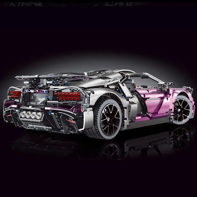 Building Blocks Tech MOC Bugatti Divo Racing Car Bricks Toys T5004A Construction Set Toys - 3