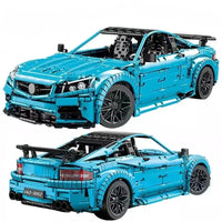 Thumbnail for Building Blocks Tech MOC C63 AMG Racing Car Bricks Toy T5002 Construction Set Toys - 1