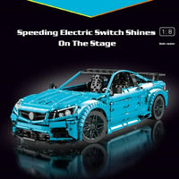 Thumbnail for Building Blocks Tech MOC C63 AMG Racing Car Bricks Toy T5002 - 3