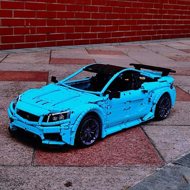 Building Blocks Tech MOC C63 AMG Racing Car Bricks Toy T5002 Construction Set Toys - 8
