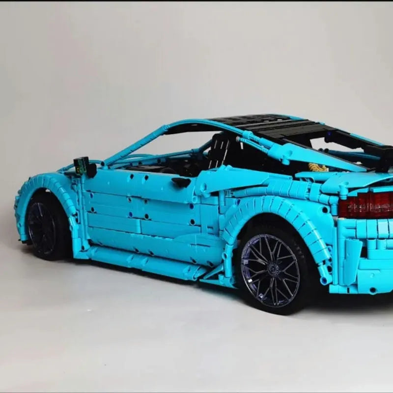 Building Blocks Tech MOC C63 AMG Racing Car Bricks Toy T5002 Construction Set Toys - 16
