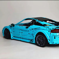 Thumbnail for Building Blocks Tech MOC C63 AMG Racing Car Bricks Toy T5002 Construction Set Toys - 16