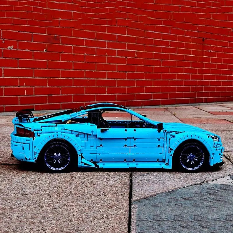 Building Blocks Tech MOC C63 AMG Racing Car Bricks Toy T5002 Construction Set Toys - 10