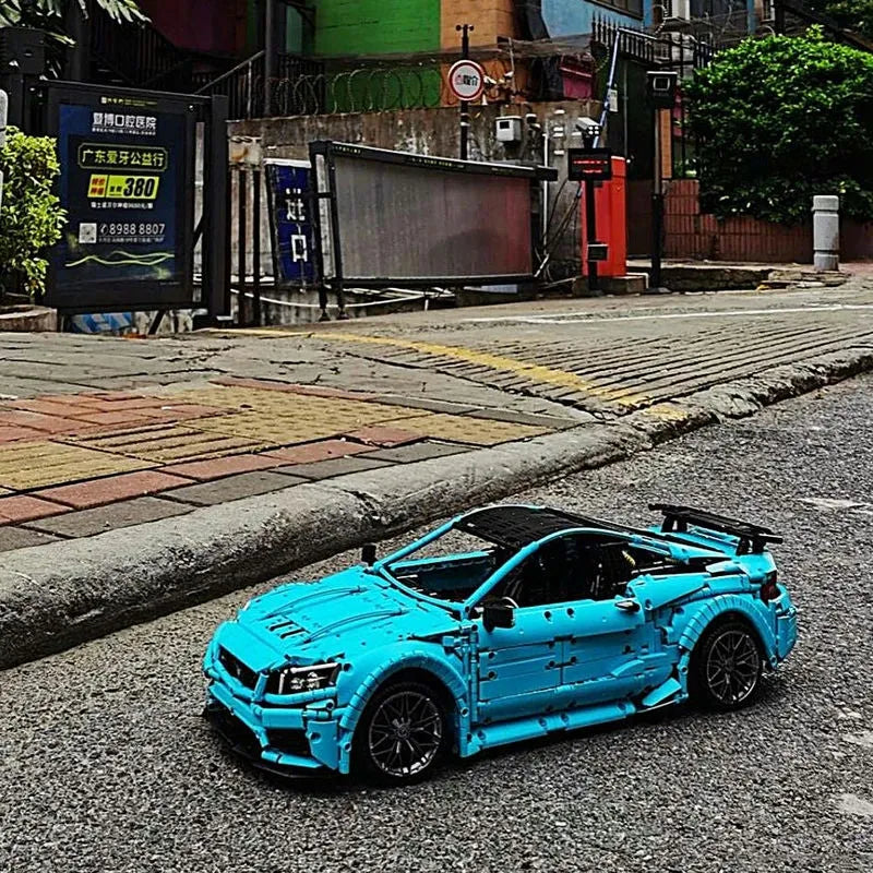 Building Blocks Tech MOC C63 AMG Racing Car Bricks Toy T5002 Construction Set Toys - 15