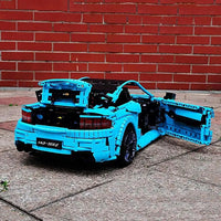 Thumbnail for Building Blocks Tech MOC C63 AMG Racing Car Bricks Toy T5002 Construction Set Toys - 11