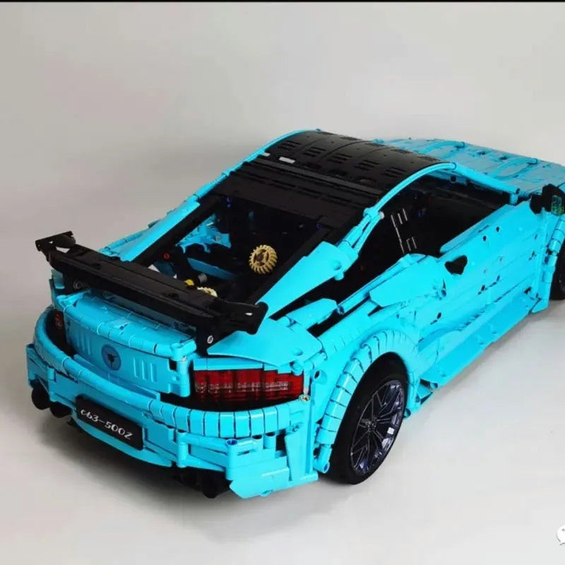 Building Blocks Tech MOC C63 AMG Racing Car Bricks Toy T5002 Construction Set Toys - 14