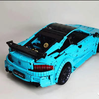 Thumbnail for Building Blocks Tech MOC C63 AMG Racing Car Bricks Toy T5002 Construction Set Toys - 14