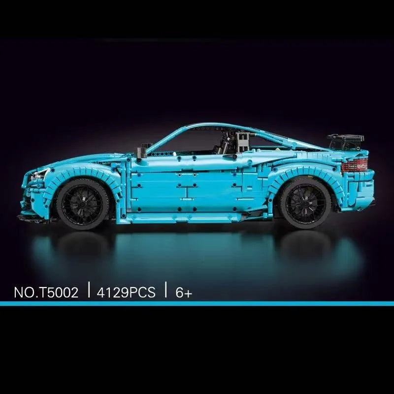 Building Blocks Tech MOC C63 AMG Racing Car Bricks Toy T5002 Construction Set Toys - 4