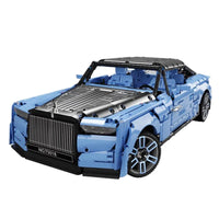 Thumbnail for Building Blocks Tech MOC Classic RR Boat Tail Luxury Car Bricks Toy T5018 - 1
