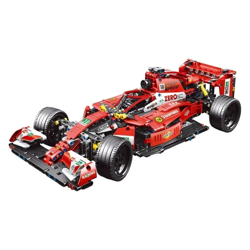 Building Blocks Tech MOC F1 Alternate Super Racing Car Bricks Toy T2018 - 1