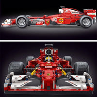 Thumbnail for Building Blocks Tech MOC F1 Formula One Racing Car Bricks Toy T5006 Construction Set Toys - 6