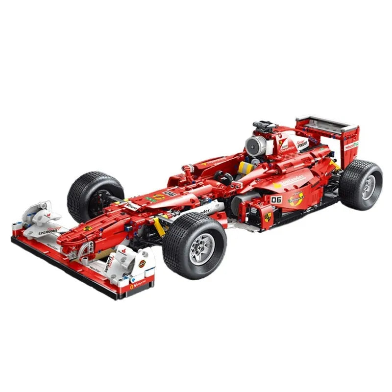 Building Blocks Tech MOC F1 Formula One Racing Car Bricks Toy T5006 Construction Set Toys - 1