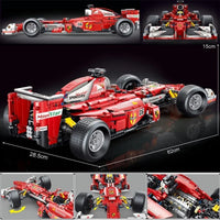 Thumbnail for Building Blocks Tech MOC F1 Formula One Racing Car Bricks Toy T5006 Construction Set Toys - 9