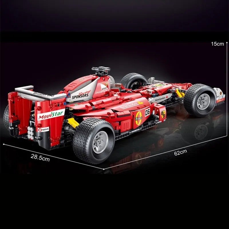 Building Blocks Tech MOC F1 Formula One Racing Car Bricks Toy T5006 Construction Set Toys - 7