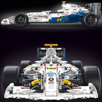 Thumbnail for Building Blocks Tech MOC F1 Formula Racing Sports Car Bricks Toy T5009 Construction Set Toys - 10