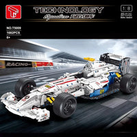 Thumbnail for Building Blocks Tech MOC F1 Formula Racing Sports Car Bricks Toy T5009 Construction Set Toys - 2