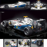 Thumbnail for Building Blocks Tech MOC F1 Formula Racing Sports Car Bricks Toy T5009 Construction Set Toys - 3