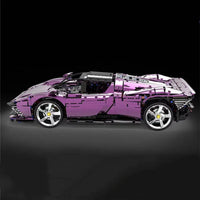 Thumbnail for Building Blocks Tech MOC Ferrari Daytona SP3 Supercar Bricks Toys 006 - 1 - 4