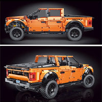 Thumbnail for Building Blocks Tech MOC Ford F - 150 Raptor Pickup Truck Bricks Toys T5014 - 5
