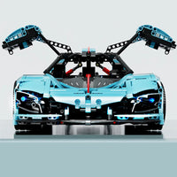 Thumbnail for Building Blocks Tech MOC Hong Qi S9 Super Racing Car Bricks Toys T5011 - 5