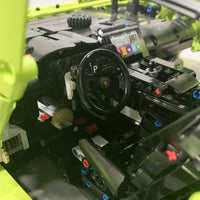 Thumbnail for Building Blocks Tech MOC Huracan Evo Spyder Racing Car Bricks Toy T5003 - 11