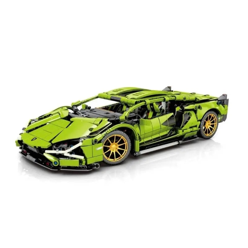 Building Blocks Tech MOC Lambo Sian FKP37 Racing Car Bricks Toy T2007 - 8