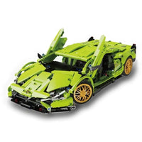 Thumbnail for Building Blocks Tech MOC Lambo Sian FKP37 Racing Car Bricks Toy T2007 - 1