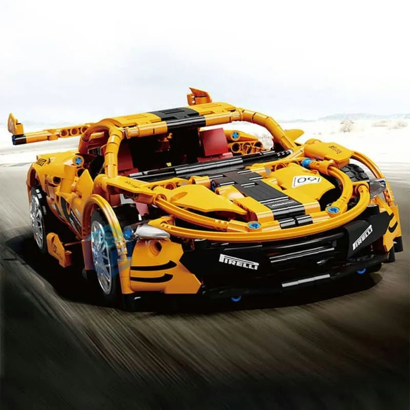 Building Blocks Tech MOC McLaren P1 Sports Racing Car Bricks Toy T2009 Construction Set Toys - 4