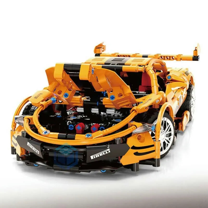 Building Blocks Tech MOC McLaren P1 Sports Racing Car Bricks Toy T2009 - 5