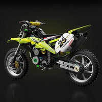 Thumbnail for Building Blocks Tech MOC Off Road Motorcycle City Motocross Bricks Toy T4018 - 5
