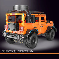 Thumbnail for Building Blocks Tech MOC Off - Road RC SUV AWD Tank 300 Car Bricks Toy - 3