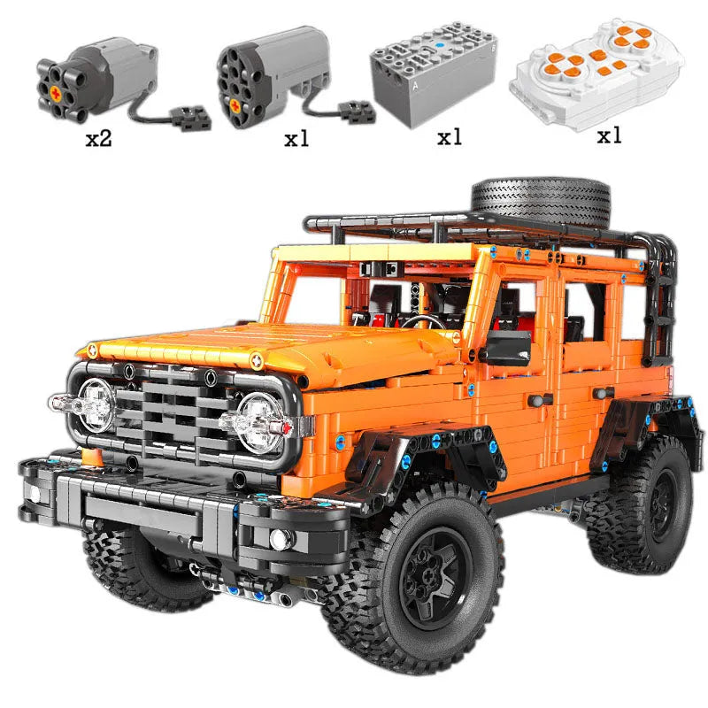 Building Blocks Tech MOC Off - Road RC SUV AWD Tank 300 Car Bricks Toy - 1