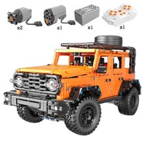 Thumbnail for Building Blocks Tech MOC Off - Road RC SUV AWD Tank 300 Car Bricks Toy - 1