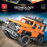 Thumbnail for Building Blocks Tech MOC Off - Road RC SUV AWD Tank 300 Car Bricks Toy - 2