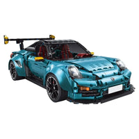 Thumbnail for Building Blocks Tech MOC Porsche 911 GT2 RS Supercar Bricks Toy T5026B Construction Set Toys - 1