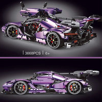 Thumbnail for Building Blocks Tech MOC RC Apollo IE Super Racing Car APP Bricks Toys T5012B Construction Set Toys - 4