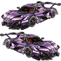 Thumbnail for Building Blocks Tech MOC RC Apollo IE Super Racing Car APP Bricks Toys T5012B Construction Set Toys - 2