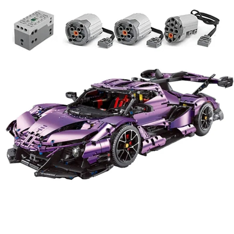 Building Blocks Tech MOC RC Apollo IE Super Racing Car APP Bricks Toys T5012B Construction Set Toys - 1