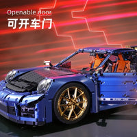 Thumbnail for Building Blocks Tech MOC RC Classic Super Sports Car Bricks Toy T5037AP - 8