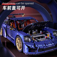 Thumbnail for Building Blocks Tech MOC RC Classic Super Sports Car Bricks Toy T5037AP - 5