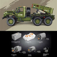 Thumbnail for Building Blocks Tech MOC RC Katyusha Rocket Launcher Car Bricks Toys T4011 - 4