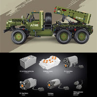 Thumbnail for Building Blocks Tech MOC RC Katyusha Rocket Launcher Car Bricks Toys T4011 Construction Set Toys - 4