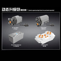Thumbnail for Building Blocks Tech MOC RC Motorized Camper Bus Van Bricks Toy T5022B - 4