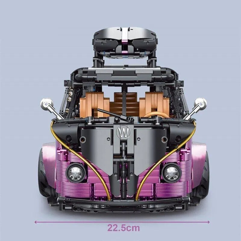 Building Blocks Tech MOC RC Motorized Camper Bus Van Bricks Toy T5022B - 6